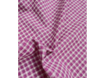 Singulière par Cousette - Tissu Carreaux Shiny - Magenta