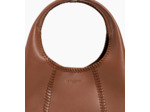 Petit sac à main Juliette en cuir grainé avec surpiqûres