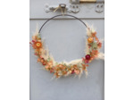 Couronne de fleurs séchées - moyenne