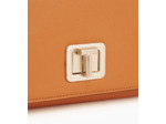 Mini sac bandoulière Eva en cuir grain caviar