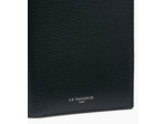 Portefeuille vertical zippé Emile en cuir grainé