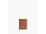 Petit portefeuille vertical zippé 2 volets Lucien en cuir grainé
