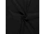 Sélection Coup de coudre - Tissu Toile Fine de Ramie Aspect Lin Uni Couleur Noir