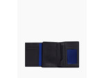 Portefeuille moyen modèle vertical zippé 2 volets Charles en cuir grainé