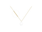 Chaine Arthus Bertrand Forçat rond en or jaune, 40cm