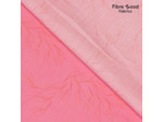 Fibre Mood - Tissu Popeline de Coton "Eza" Imprimé Branches sur le Fond Rose Bonbon