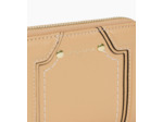Porte cartes zippé Ella en cuir grainé