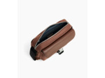 Petit sac bandoulière Maurice en toile coton et cuir lisse