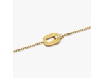 Bracelet Arthus Bertrand Ruban en or jaune polie et diamants