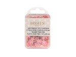 Bohin - Boîte de 100 Epingles à Tête Plastique Étoiles Rose Clair