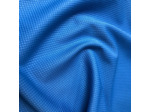 Sélection Coup de coudre - Tissu Piqué en Coton Melangé Uni Bleu Azur