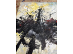 « Solar Black » - Acrylique sur toile - 80x60 cm