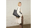 Sac cabas grand modèle Hortense en cuir grainé double face
