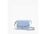 Petit sac bandoulière Rose en cuir lisse