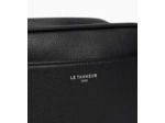 Trousse de toilette en cuir grainé