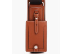 Petite sacoche zippée Emile en cuir grainé