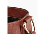 Grand sac hobo Madeleine en cuir de taurillon grainé