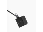 Porte étiquette en cuir grainé