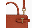 Petit sac à main Emilie en cuir grainé et lisse