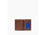 Portefeuille moyen modèle vertical zippé 2 volets Charles en cuir grainé