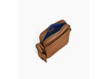 Petite sacoche zippée Emile en cuir grainé