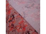 Sélection Coup de coudre - Tissu Crêpe de Viscose Imprimé Gros Fleurs sur le Fond Rose