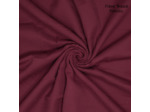 Fibre Mood - Tissu Eponge de Coton Nid d'Abeille "Elif" Uni Couleur Bordeaux