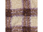 Sélection Coup de Coudre - Tissu Bouclé à Carreaux – Beige, Marron & Violet