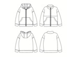 Ikatee – Patron Enfant Sweat Zippé "Liverpool" du 3 ans à 12 ans