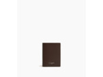 Portefeuille vertical zippé Lucien en cuir signature T
