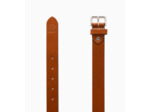 Ceinture homme avec boucle carrée en cuir lisse