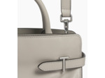 Sac à main moyen modèle Emie en cuir lisse et nubuck