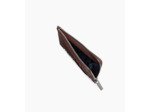 Porte carte large zippé Emile en cuir signature T