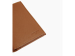 Portefeuille moyen modèle zippé Charles en cuir grainé