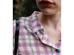 Singulière par Cousette - Tissu Viscose Tramé "Harry's Checks Purple"