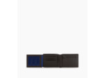 Portefeuille horizontal zippé 2 volets Charles en cuir grainé