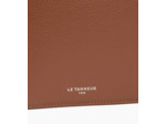 Portefeuille zippé horizontal Emile en cuir grainé