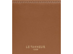 Porte monnaie zippé avec porte cartes amovible Albertine en cuir lisse