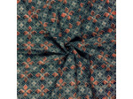 Sélection Coup de coudre - Tissu Batik de Coton "Fleur de Minuit"