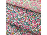 Liberty London - Tissu New Betsy Ann Tana Lawn Coton Rose Vif