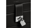 Boite à bijoux moyen modèle ouverture automatique en cuir
