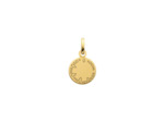 Médaille Arthus Bertrand Ma Mini Médaille Etoile en or jaune et diamant, 10 mm