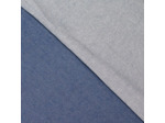 Fibre Mood - Tissu "Barbara" - Denim de Coton Blanchi Bleu Moyen