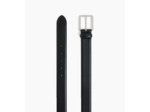 Ceinture homme avec boucle rectangle en cuir lisse