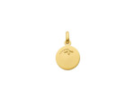 Médaille Arthus Bertrand Ma Mini Médaille Coquelicot en or jaune, 10 mm - Rose poudré