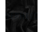 Sélection Coup de Coudre - Velours Côtelé Lavé Extensible – Noir – Côtes Moyennes 4 mm