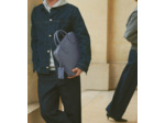 Porte document slim 14" Emile en cuir signature T