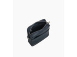 Petite sacoche zippée Marceau en cuir grainé