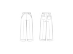 Maison Fauve - Patron Couture Femme Pantalon "Recif" du 34 au 52