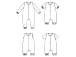 Ikatee – Patron Enfant Combi Pyjama "Gaby" de 3 à 12 ans